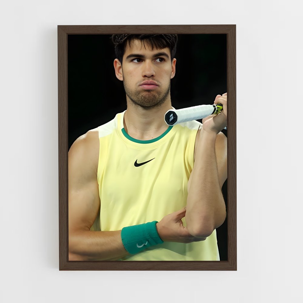 Poster Carlos alcaraz compétitivité – affiche Tennis (vue 5)